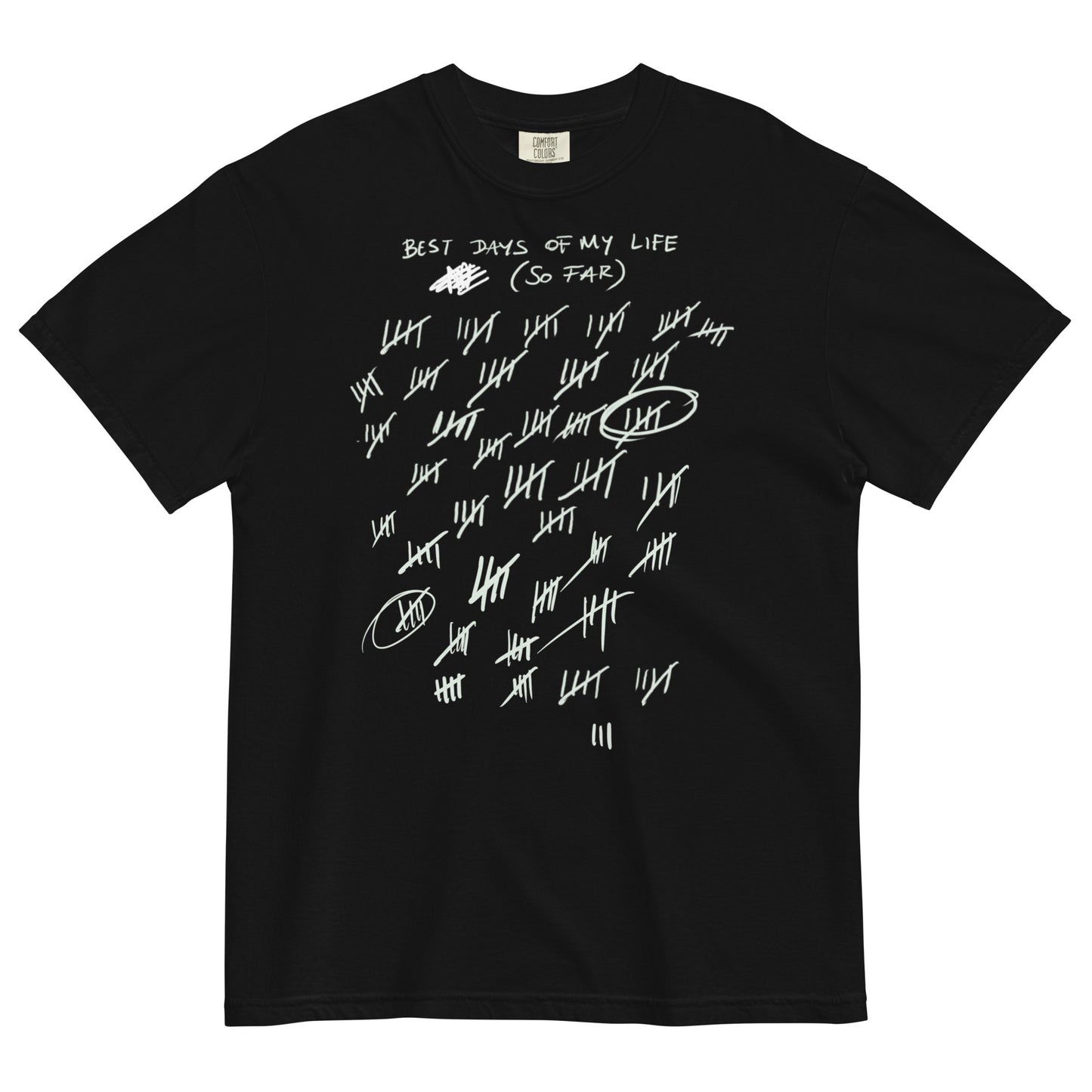 "Best days of my life (so far)" T-Shirt (Black)