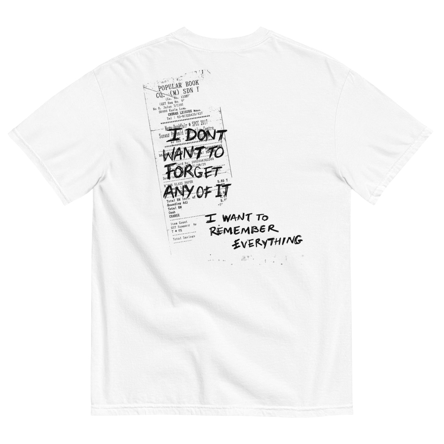 Receipt Collage T-Shirt