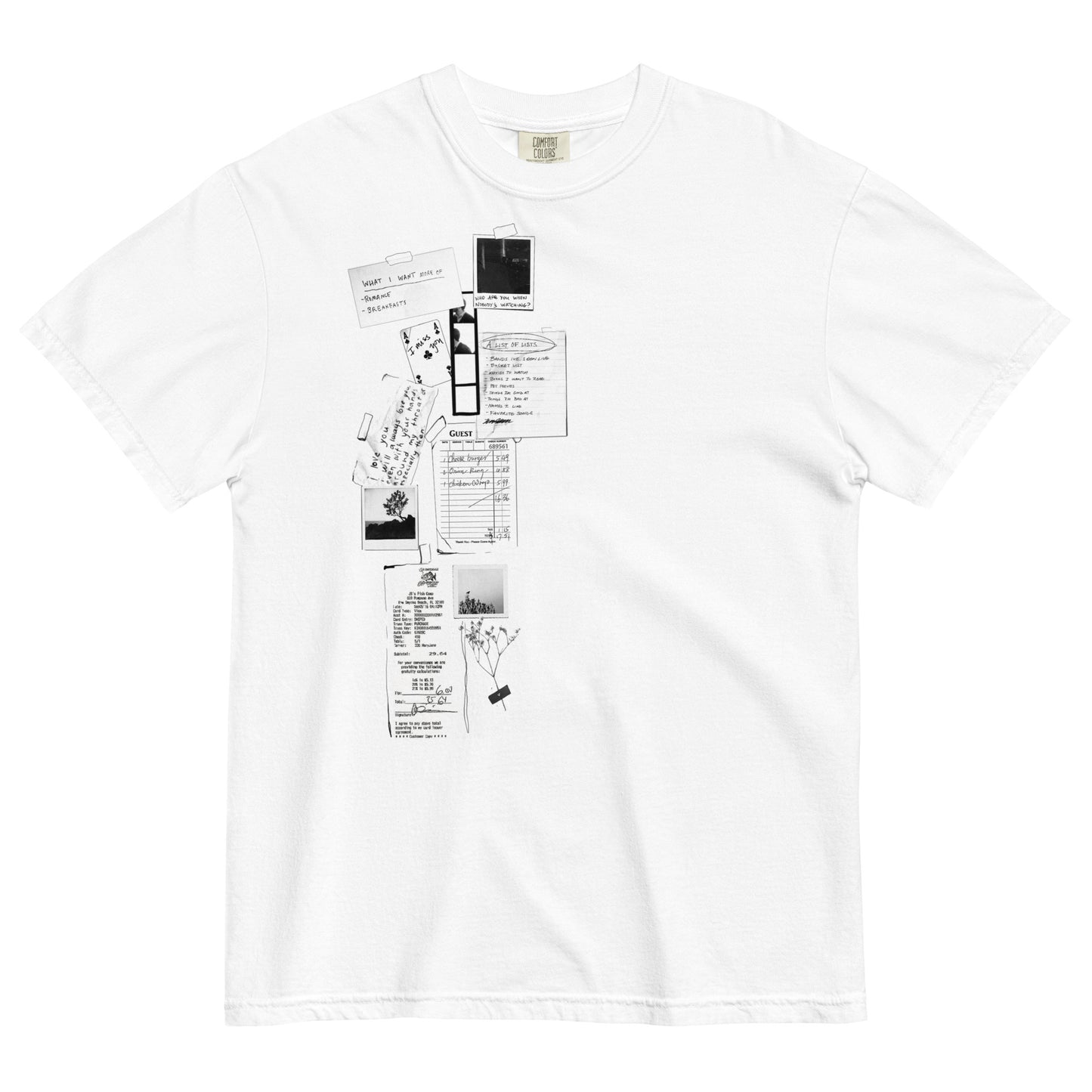 Receipt Collage T-Shirt
